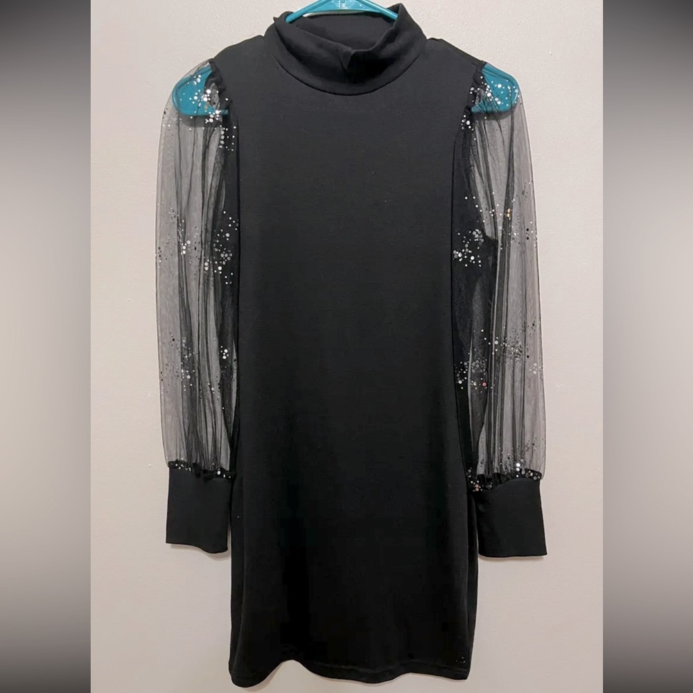 SHEIN Mock Neck Body Con Dress
